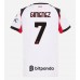 AC Milan Santiago Gimenez #7 Borte Drakt Dame 2025-26 Kortermet